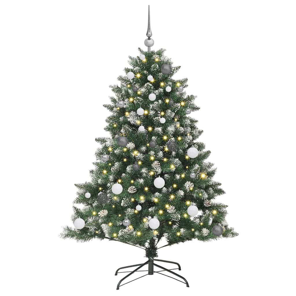 Mű karácsonyfa Zöld 105 x 105 x 150 cm PVC és Műanyag és Acél