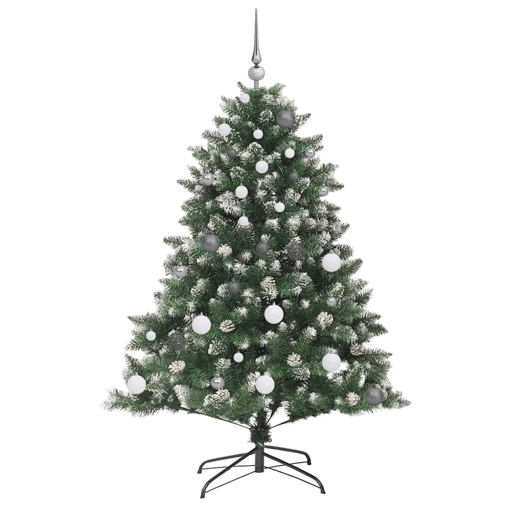 Mű karácsonyfa Zöld 105 x 105 x 150 cm PVC és Műanyag és Acél