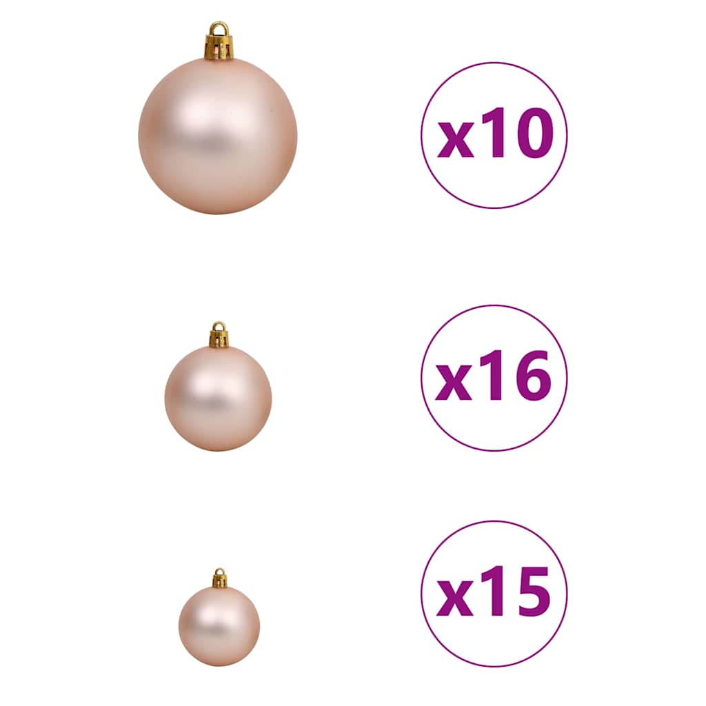 Mű karácsonyfa Zöld 140 x 140 x 210 cm PVC és Műanyag és Acél