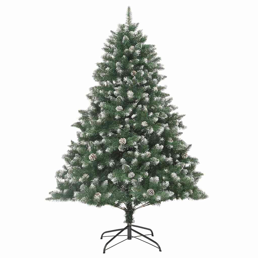 Mű karácsonyfa Zöld 140 x 140 x 210 cm PVC és Műanyag és Acél