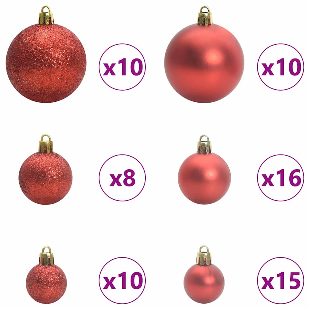 Mű karácsonyfa 300 LED-del Zöld 180 cm PVC és fém