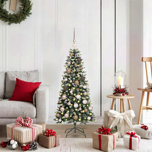 Mű karácsonyfa Zöld 55 x 55 x 120 cm PVC és Műanyag és Acél