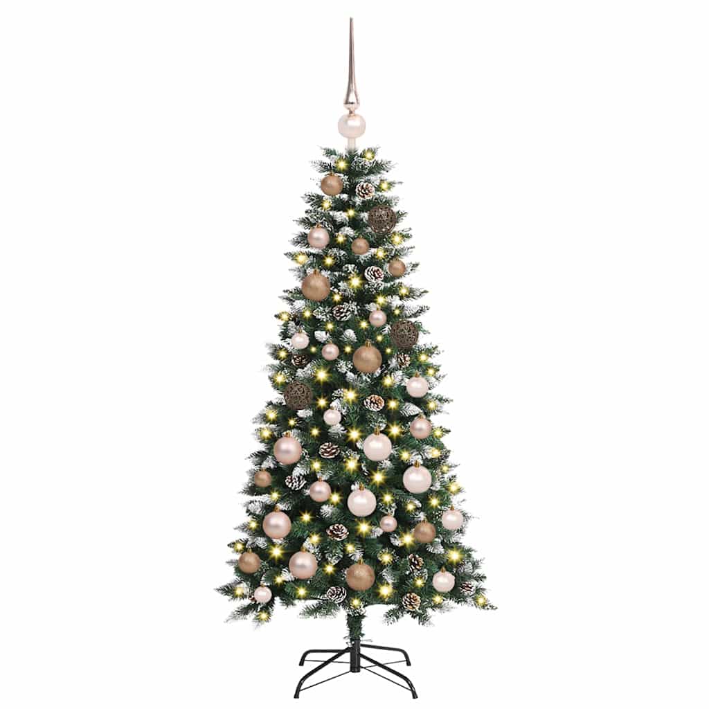Mű karácsonyfa Zöld 55 x 55 x 120 cm PVC és Műanyag és Acél