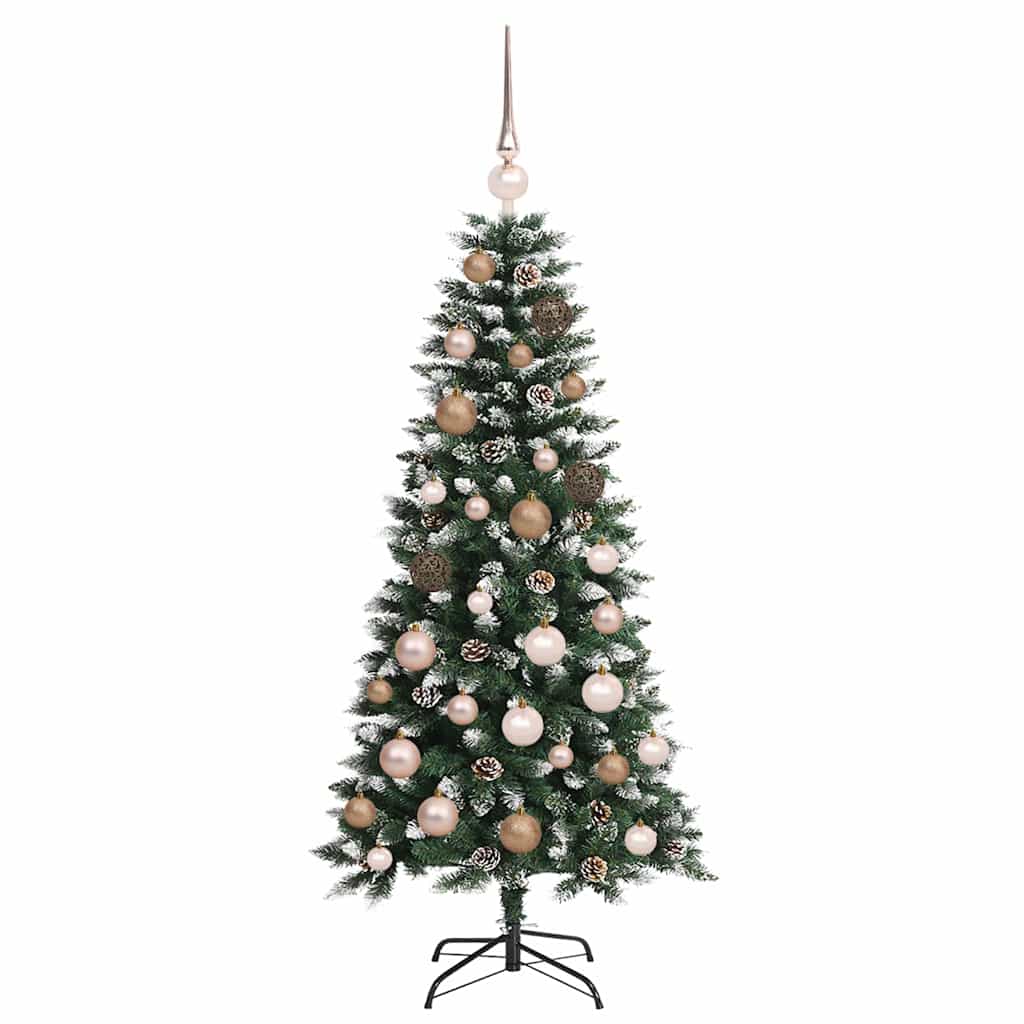 Mű karácsonyfa Zöld 55 x 55 x 120 cm PVC és Műanyag és Acél