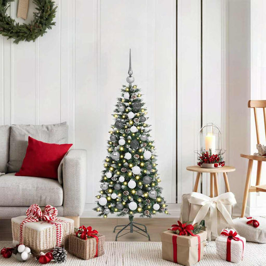 Mű karácsonyfa Zöld 55 x 55 x 120 cm PVC és Műanyag és Acél