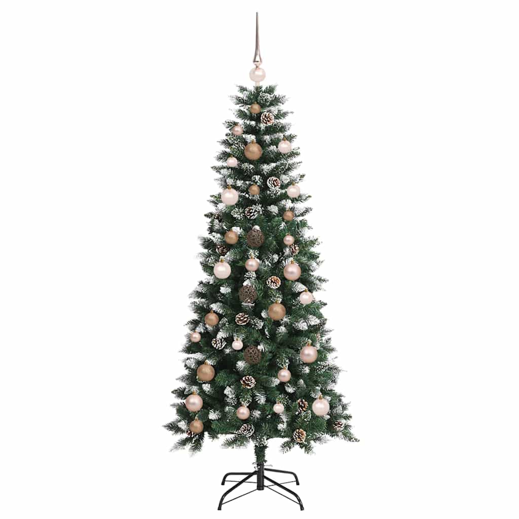 Mű karácsonyfa Zöld 66 x 66 x 150 cm PVC és Műanyag és Acél