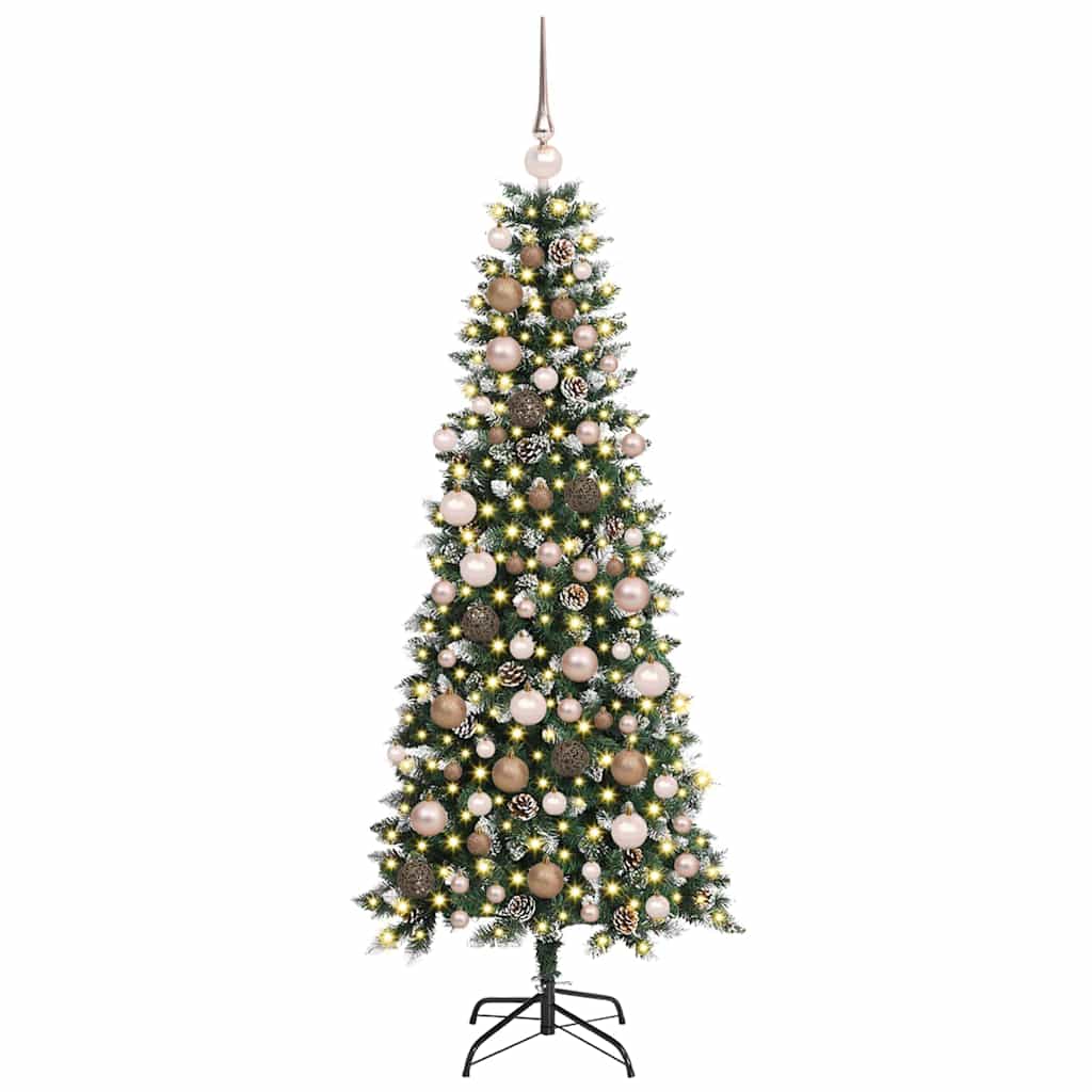 Mű karácsonyfa Zöld 76 x 76 x 180 cm PVC és Műanyag és Acél
