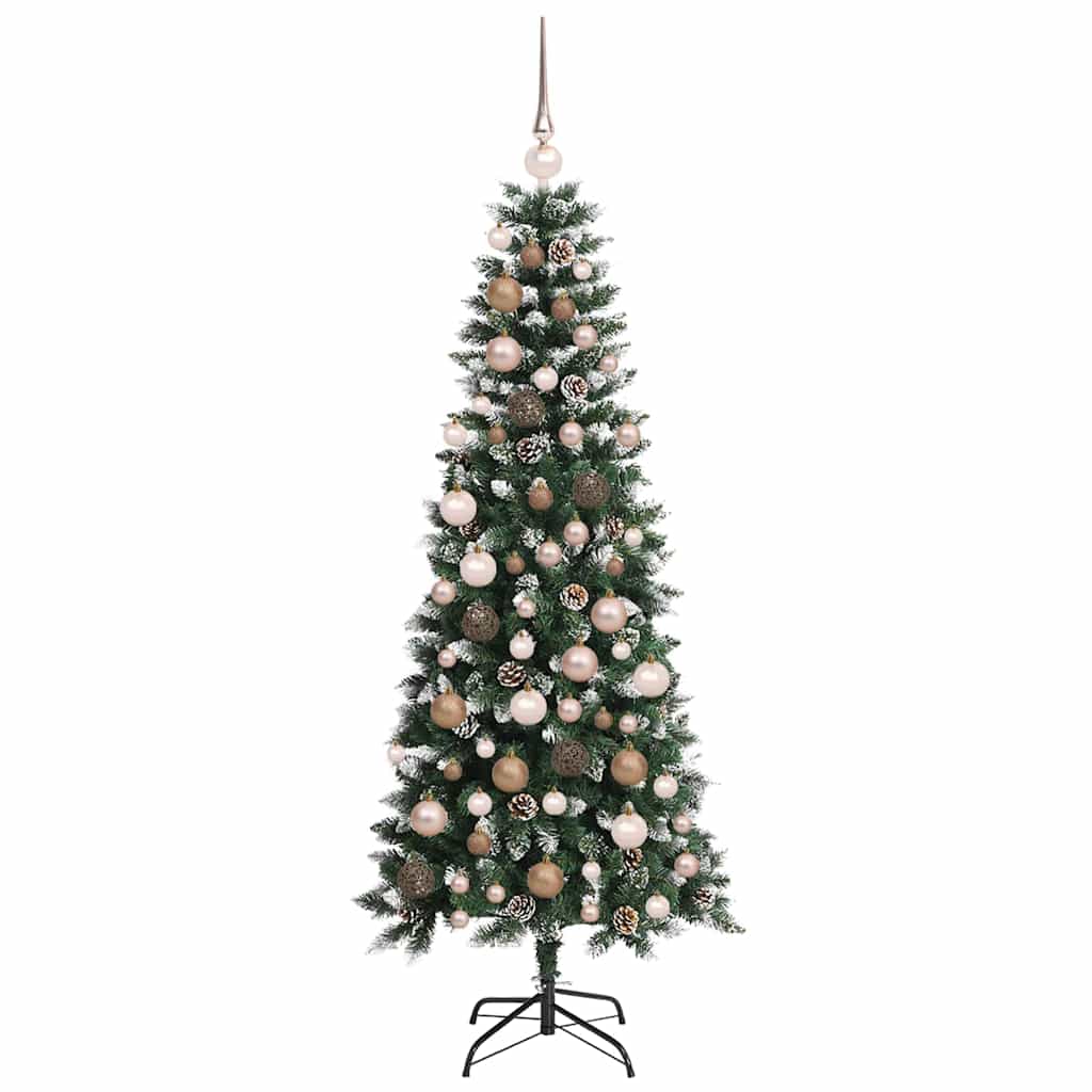 Mű karácsonyfa Zöld 76 x 76 x 180 cm PVC és Műanyag és Acél