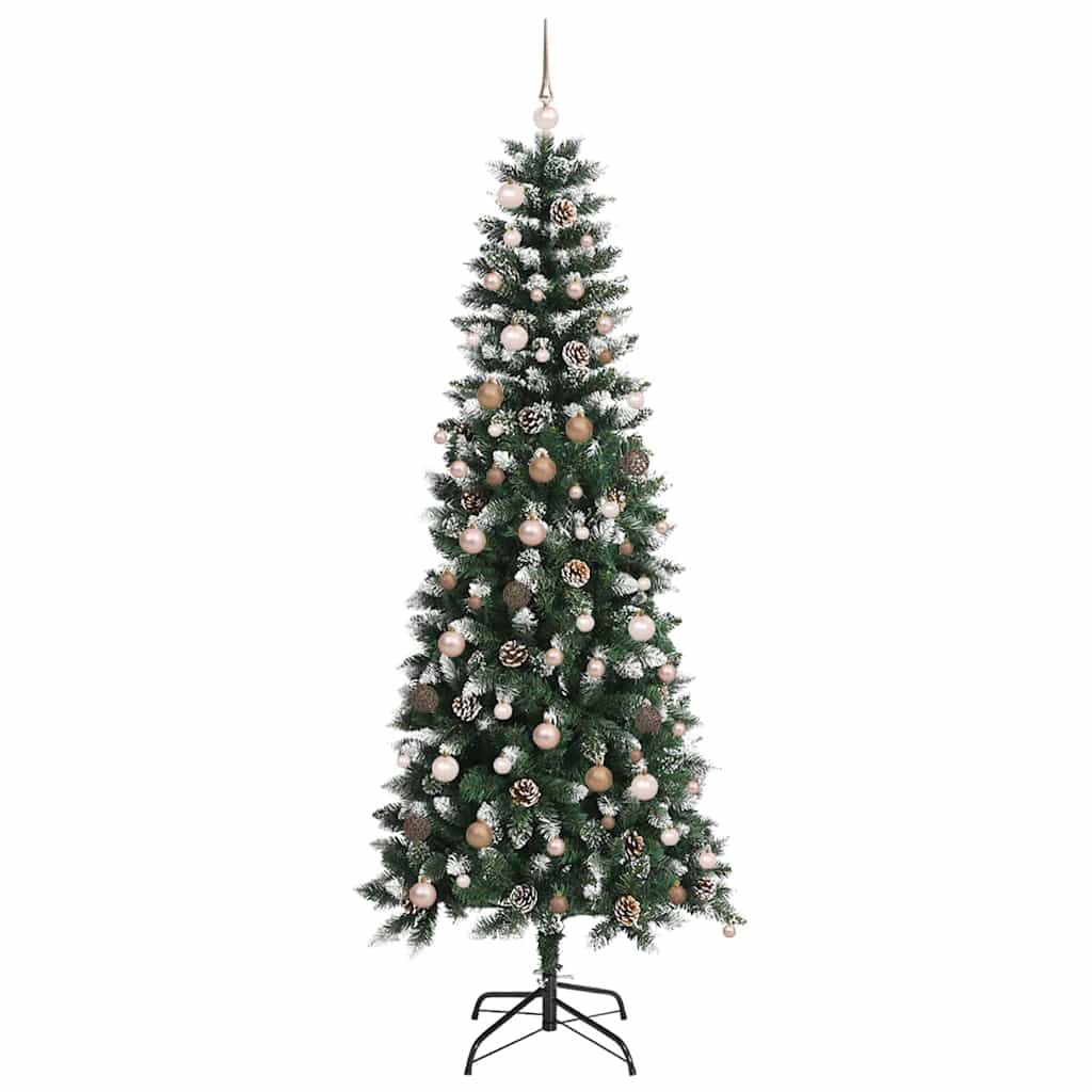 Mű karácsonyfa Zöld 86 x 86 x 210 cm PVC és Műanyag és Acél