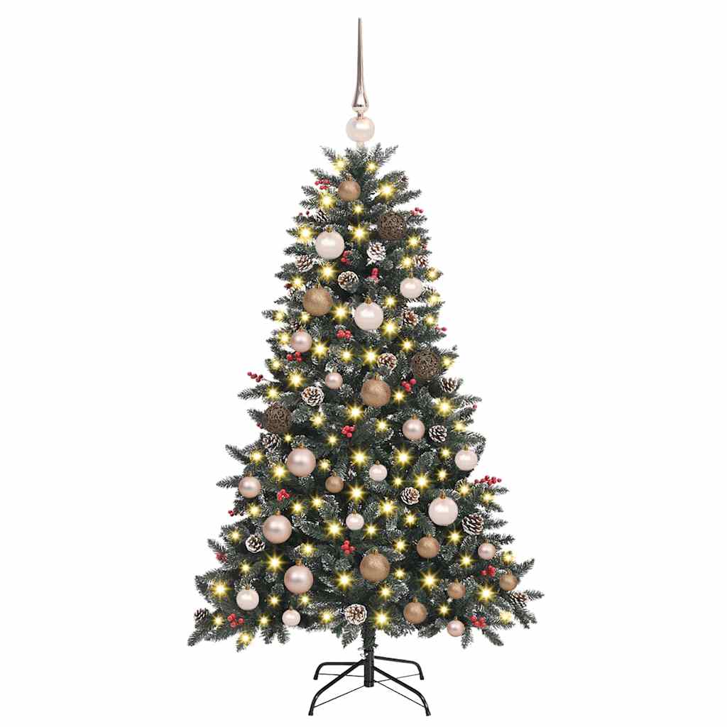 Mű karácsonyfa Zöld 68 x 68 x 120 cm PVC és Műanyag és Acél