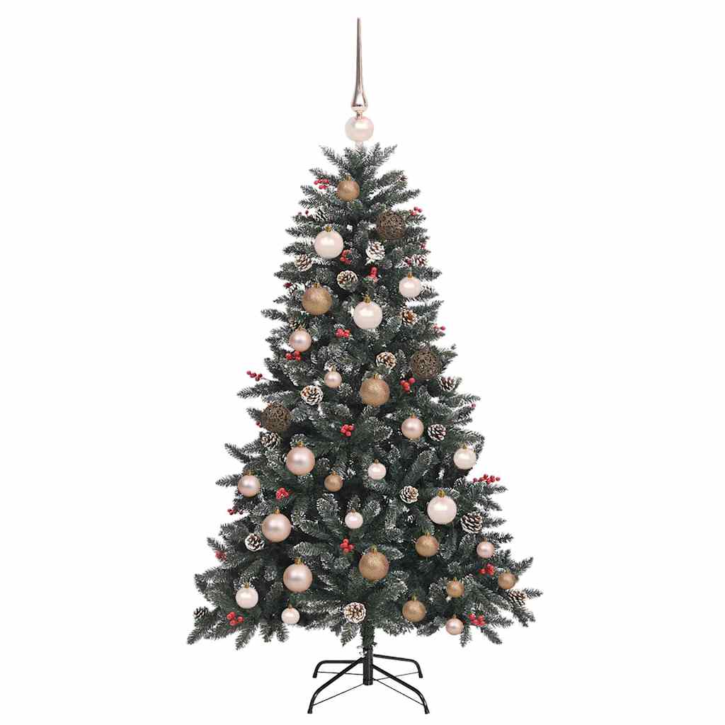 Mű karácsonyfa Zöld 68 x 68 x 120 cm PVC és Műanyag és Acél