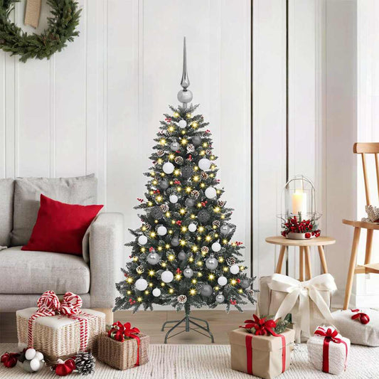 Mű karácsonyfa Zöld 68 x 68 x 120 cm PVC és Műanyag és Acél