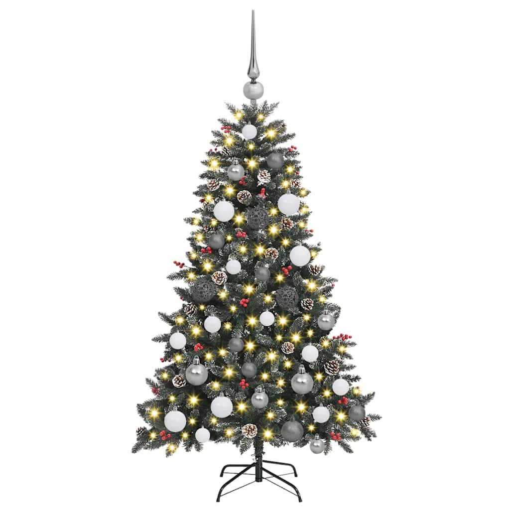Mű karácsonyfa Zöld 68 x 68 x 120 cm PVC és Műanyag és Acél