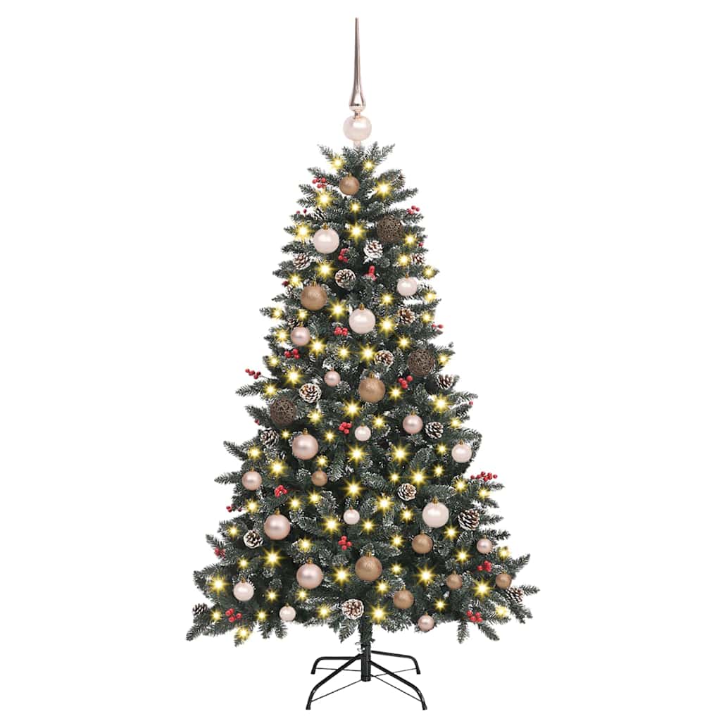 Mű karácsonyfa Zöld 83.5 x 83.5 x 150 cm PVC és Műanyag és Acél