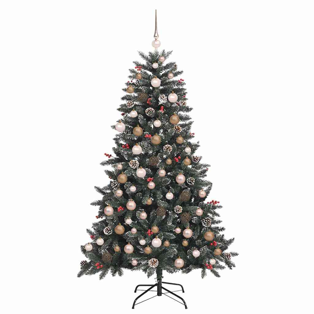 Mű karácsonyfa Zöld 99 x 99 x 180 cm PVC és Műanyag és Acél