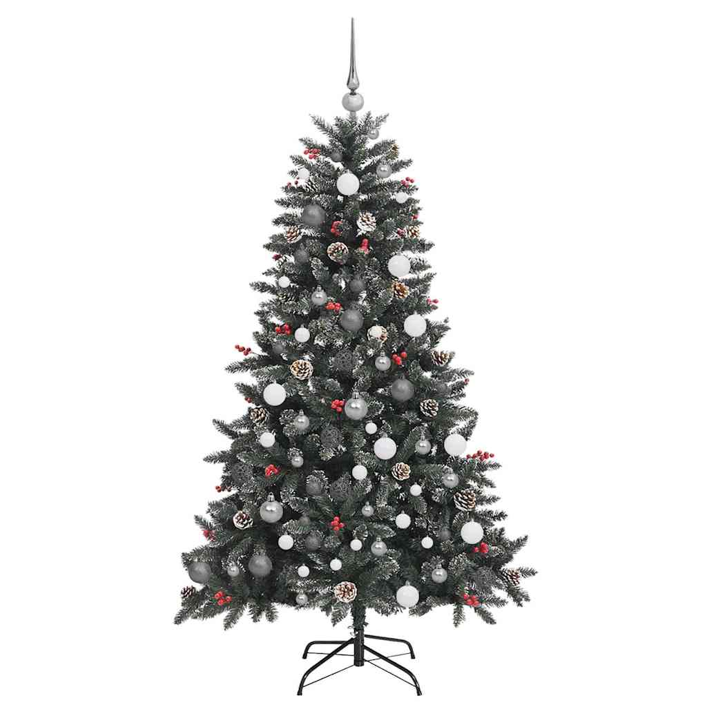Mű karácsonyfa Zöld 99 x 99 x 180 cm PVC és Műanyag és Acél