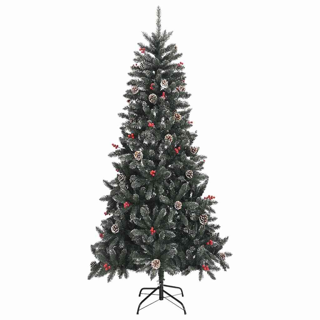 Mű karácsonyfa 300 LED-del Zöld 129.5 x 129.5 x 240 cm