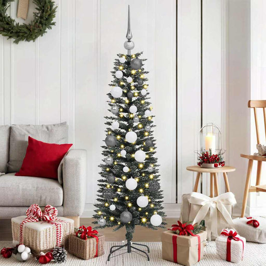 Mű karácsonyfa Zöld 40,5 x 40,5 x 120 cm PVC és Műanyag és Acél