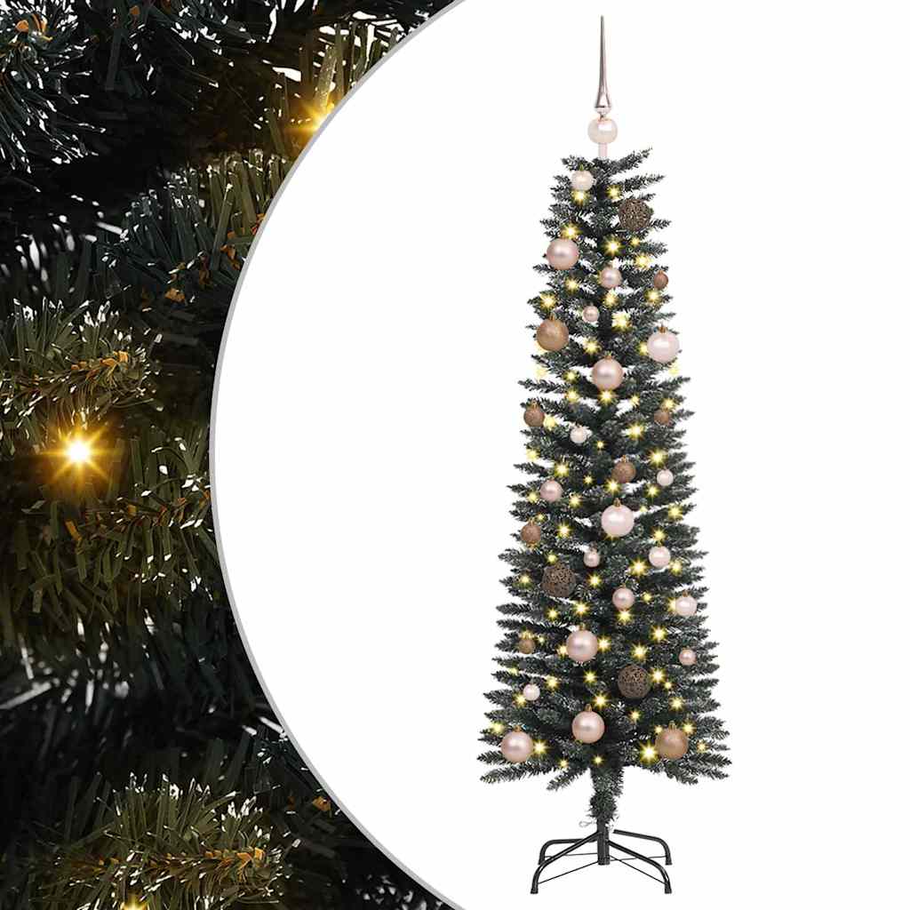 Mű karácsonyfa Zöld 43 x 43 x 150 cm PVC és Műanyag és Acél