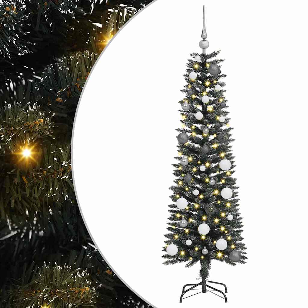 Mű karácsonyfa Zöld 43 x 43 x 150 cm PVC és Műanyag és Acél