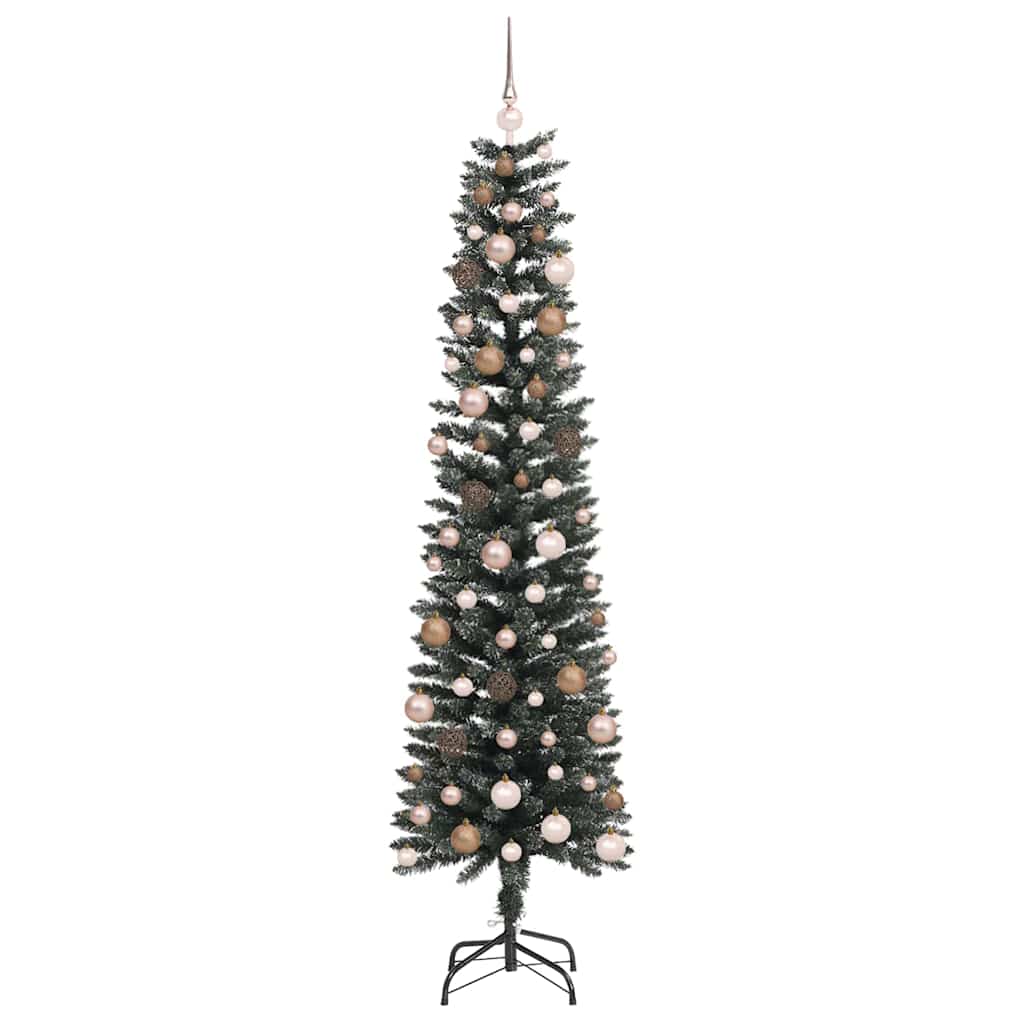 Mű karácsonyfa Zöld 58 x 58 x 210 cm PVC és Műanyag és Acél