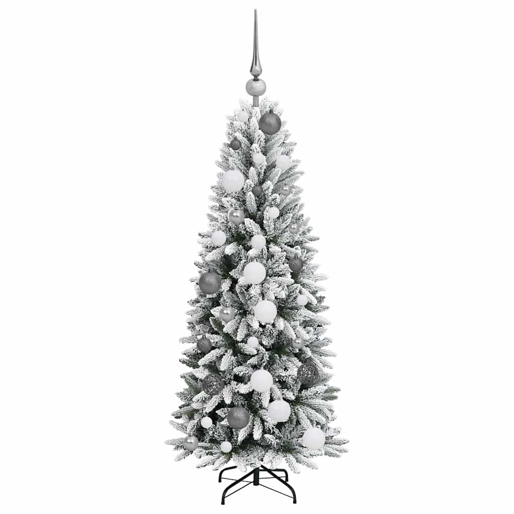 Mű karácsonyfa 150 LED-del állvánnyal Fehér 53 x 53 x 120 cm