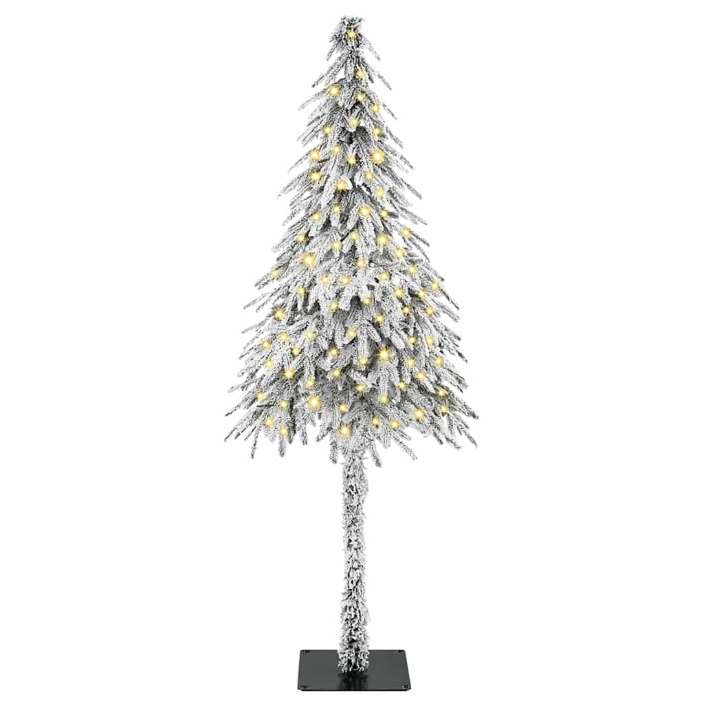 Karácsonyfa 150 LED-del állvánnyal Fehér 120 cm PE és Acél