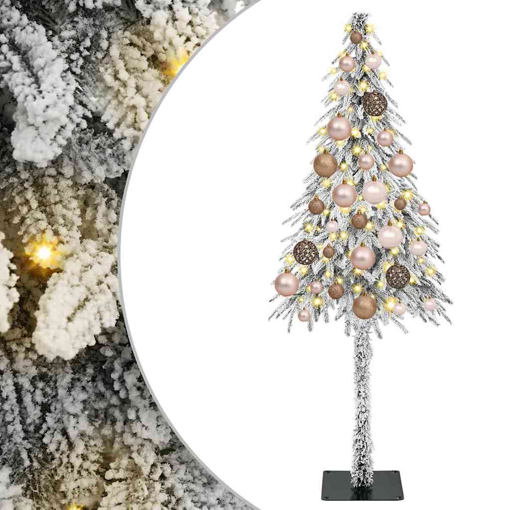 Karácsonyfa 150 LED-del állvánnyal Fehér 120 cm PE és Acél