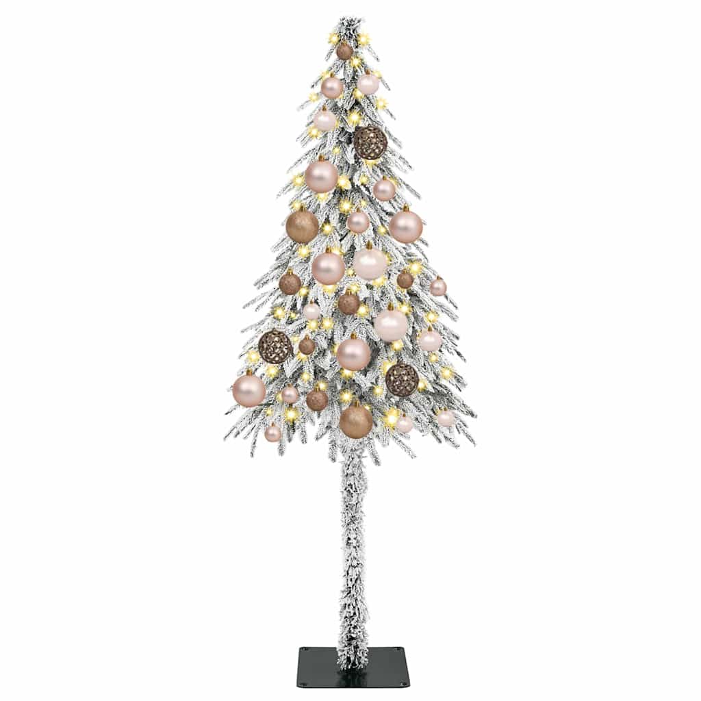 Karácsonyfa 150 LED-del állvánnyal Fehér 120 cm PE és Acél