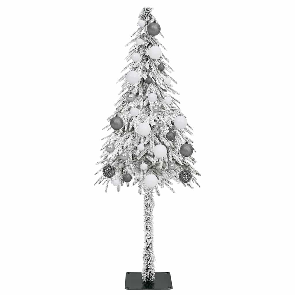 Karácsonyfa 150 LED-del állvánnyal Fehér 150 cm PE és Acél