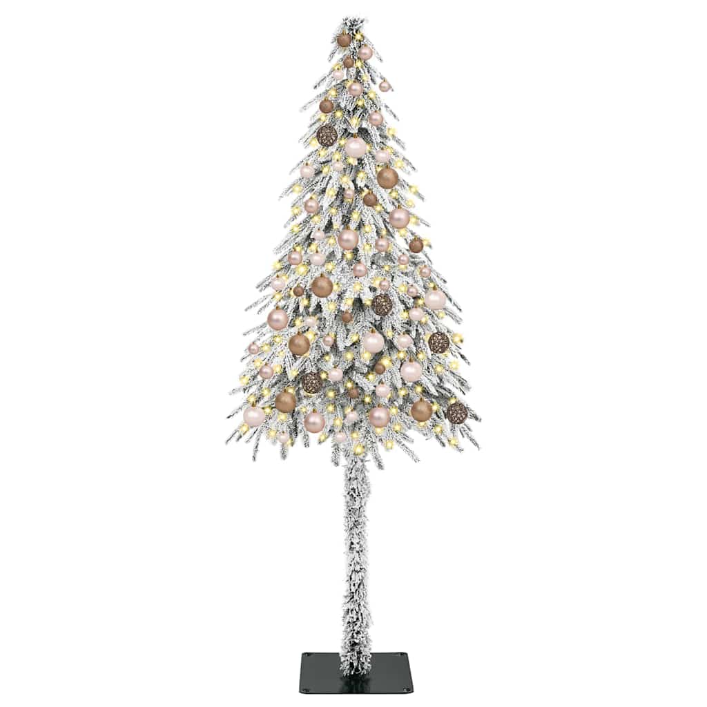 Karácsonyfa 300 LED-del állvánnyal Fehér 180 cm PE és Acél