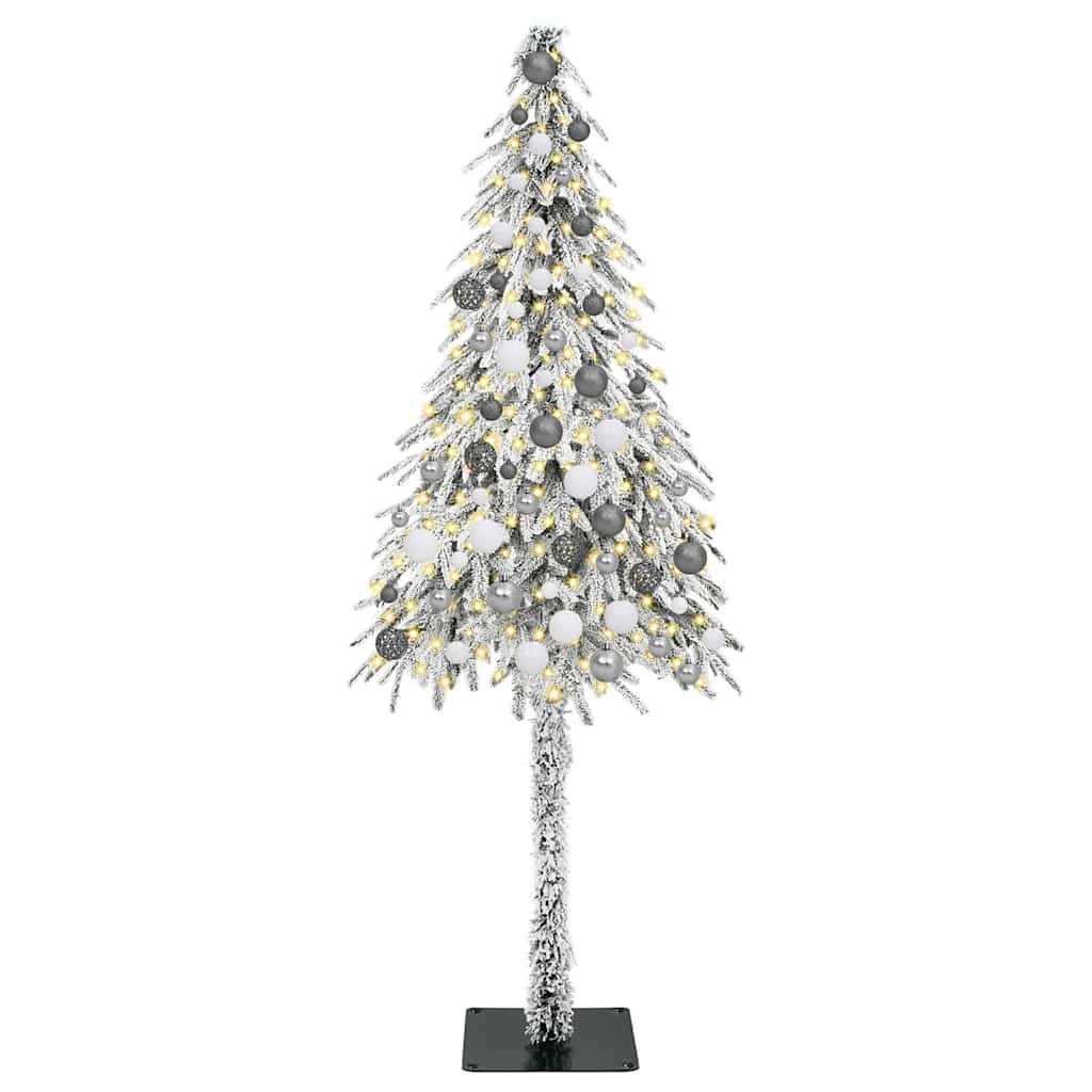 Karácsonyfa 300 LED-del állvánnyal Fehér 180 cm PE és Acél