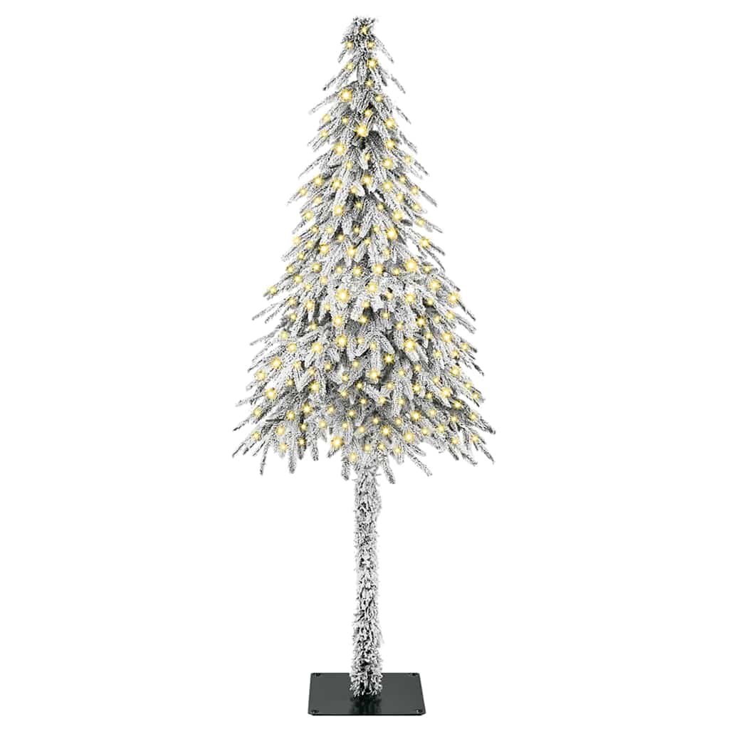 Karácsonyfa 300 LED-del állvánnyal Fehér 210 cm PE és Acél