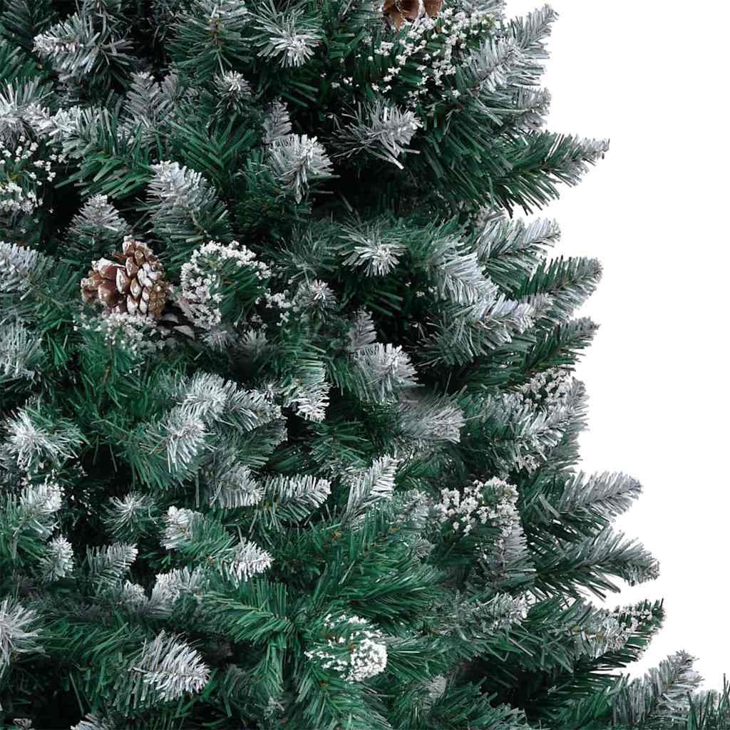 Mű karácsonyfa 300 LED-del Zöld 180 cm PVC és Acél és Műanyag