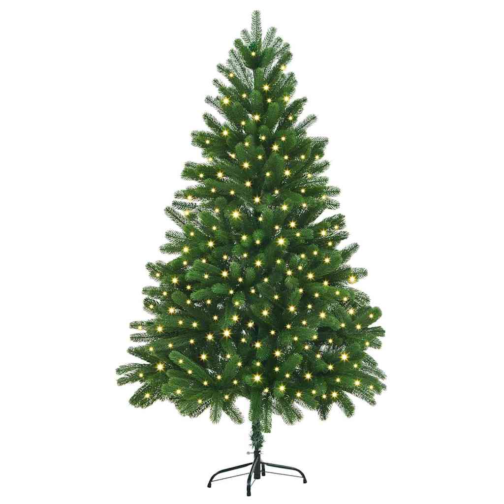 Karácsonyfa 300 LED-del állvánnyal Zöld 180 cm PE