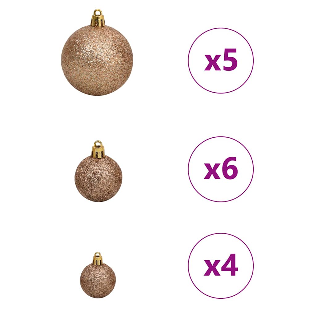 Mesterséges, előre világított karácsonyi fa Zöld 120 cm