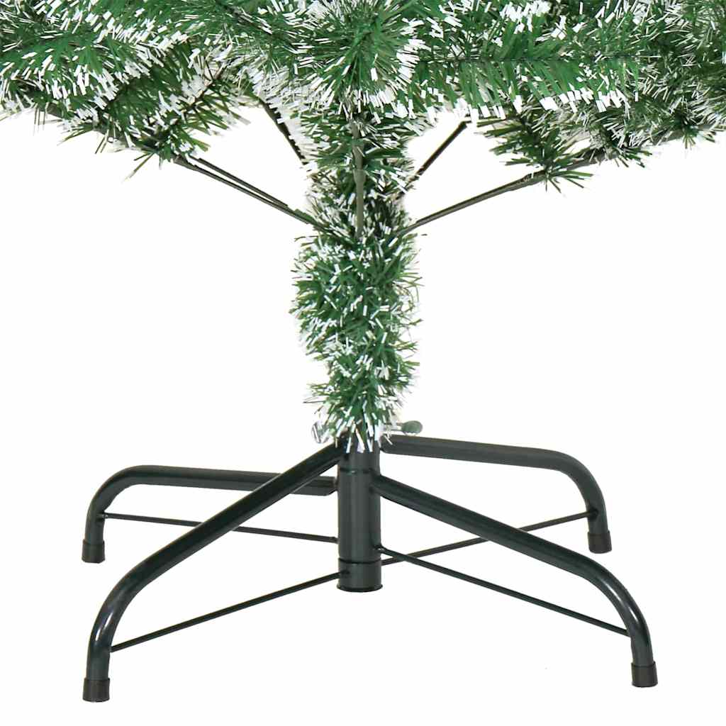 Mű karácsonyi fa hóval borítva LED fényekkel 150 cm