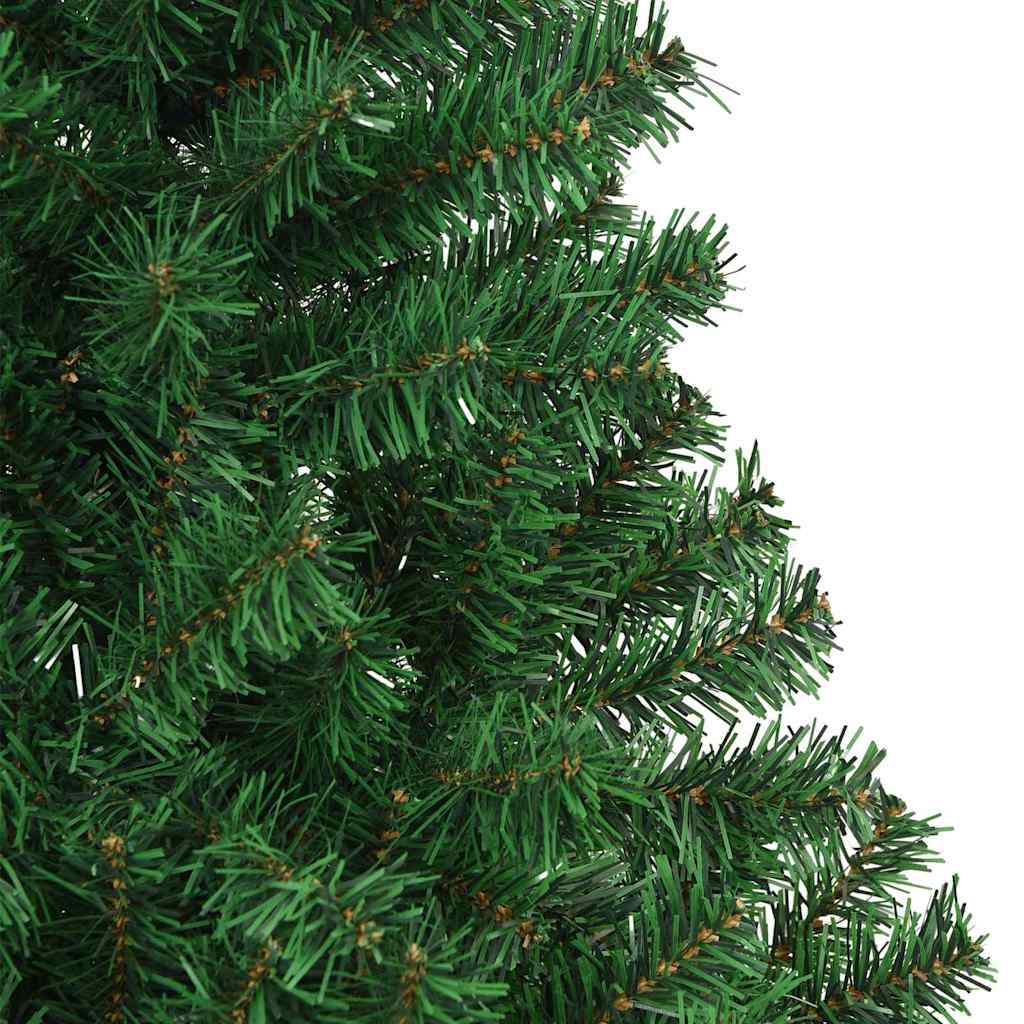 Mű karácsonyfa 300 LED-del Zöld 210 cm PVC és Acél és Műanyag