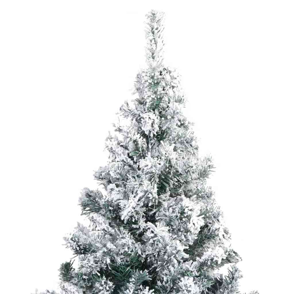 Mű karácsonyfa 300 LED-del Zöld 180 cm PVC és Acél és Műanyag