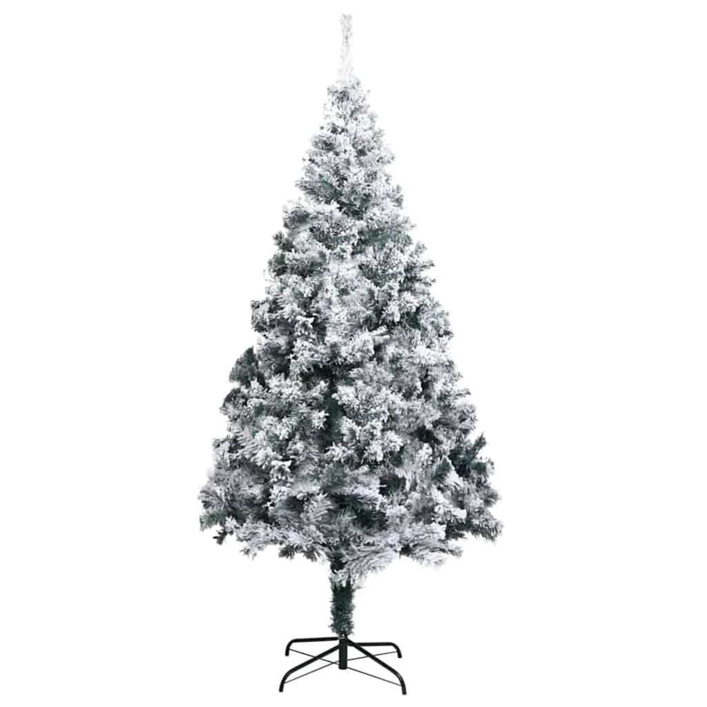 Mű karácsonyfa 300 LED-del Zöld 180 cm PVC és Acél és Műanyag
