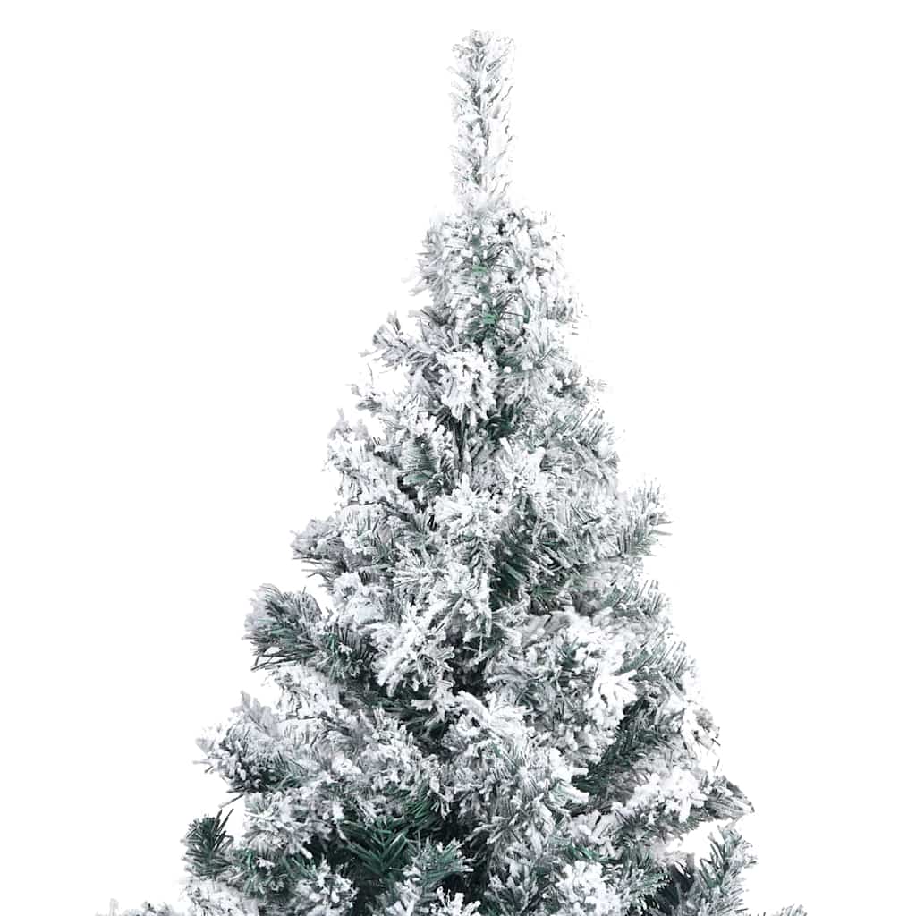 Mű karácsonyfa 300 LED-del Zöld 240 cm PVC és Acél és Műanyag