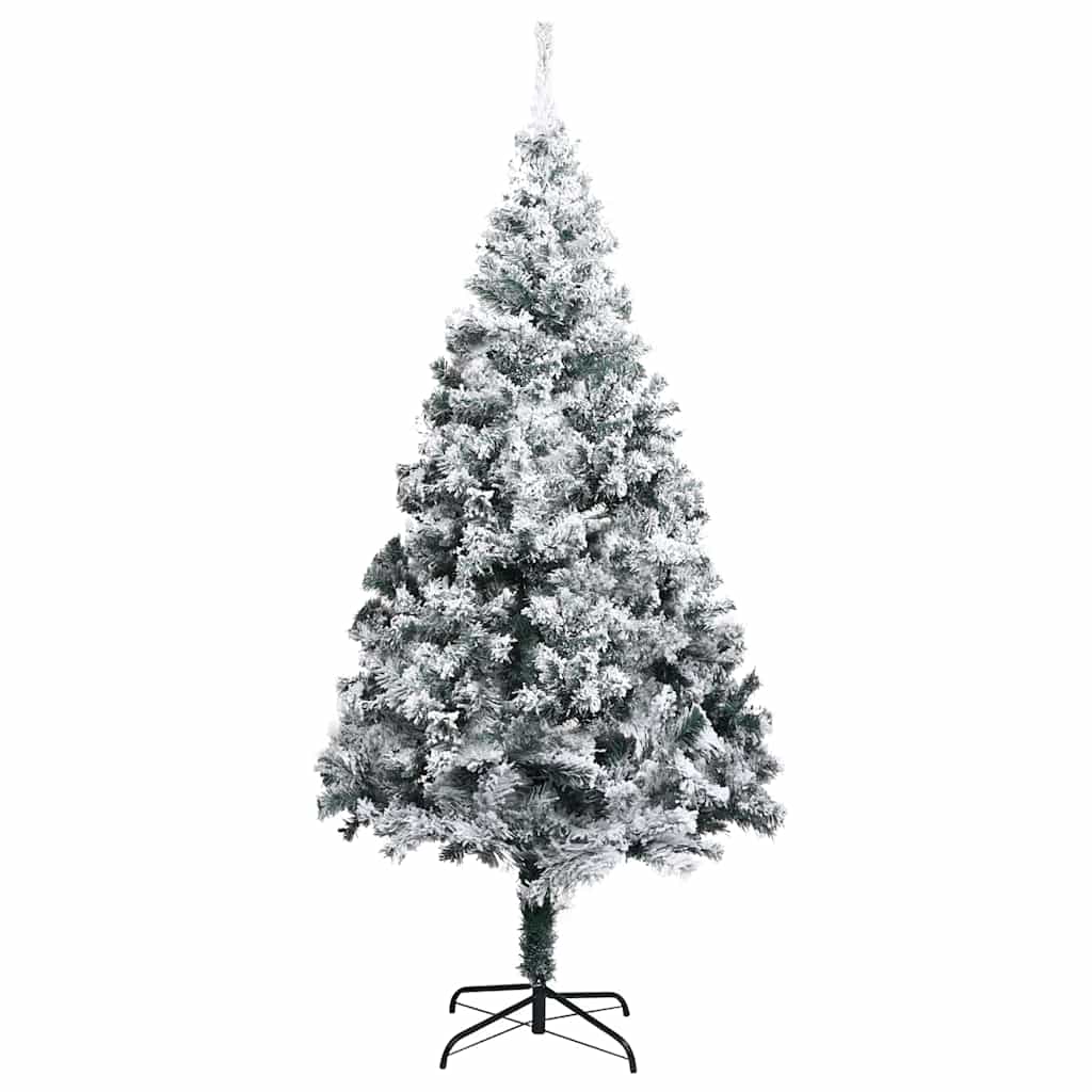 Mű karácsonyfa 300 LED-del Zöld 240 cm PVC és Acél és Műanyag