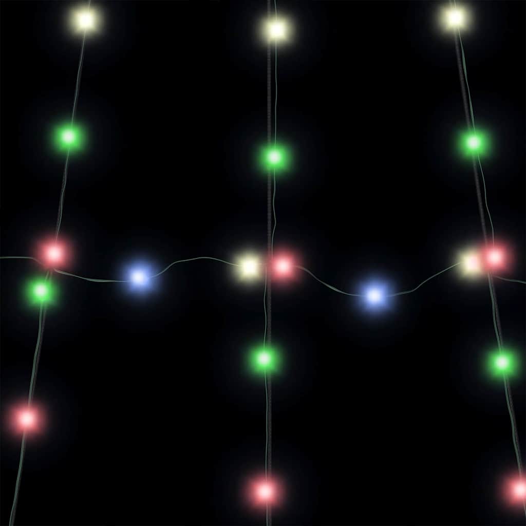 LED Karácsonyi Fenyő 168 LED-del Sokszínű 306 cm Fém