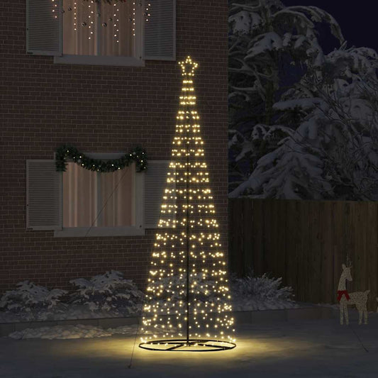 LED Karácsonyi Fenyő 800 LED-del Meleg fehér 400 cm Vas