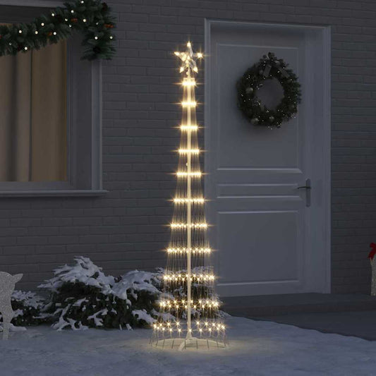 LED Karácsonyi Fenyő Meleg fehér 51 x 51 x 190 cm Fém