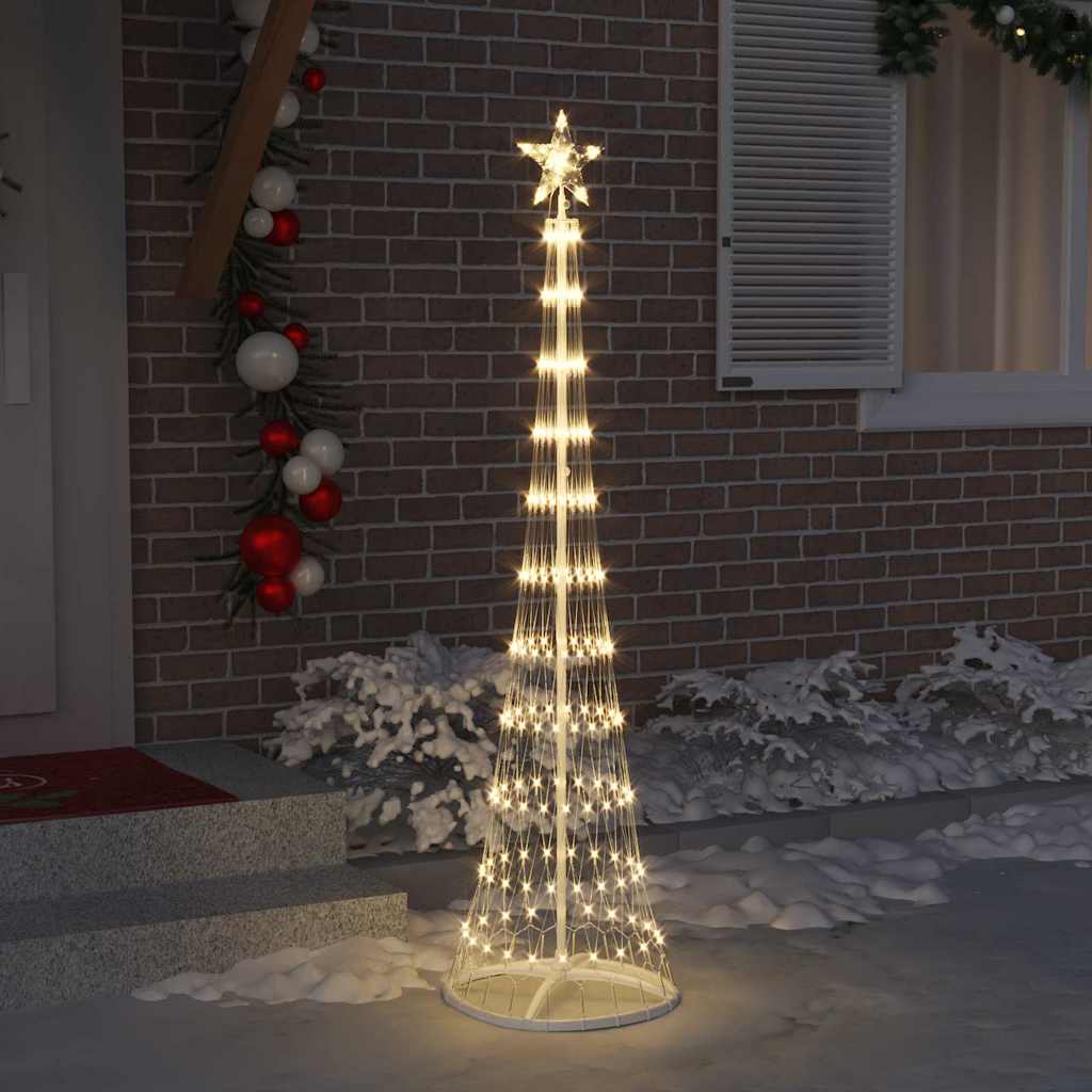 LED Karácsonyi Fenyő Meleg fehér 51 x 51 x 190 cm Fém