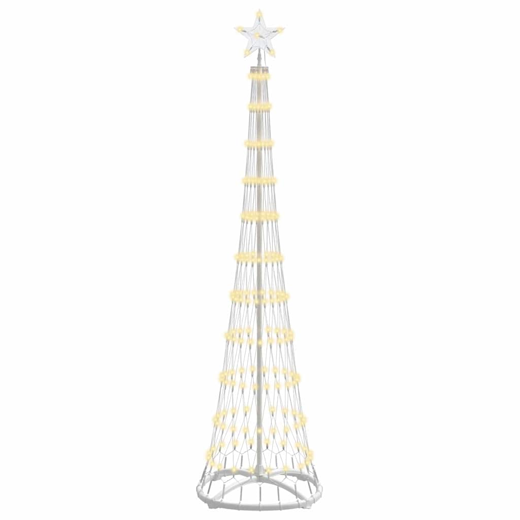 LED Karácsonyi Fenyő Meleg fehér 51 x 51 x 190 cm Fém