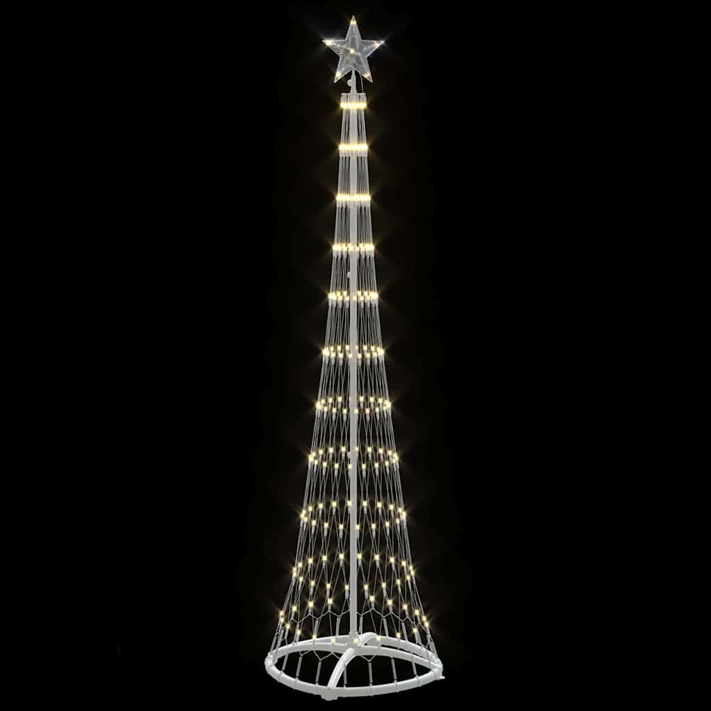 LED Karácsonyi Fenyő Meleg fehér 51 x 51 x 190 cm Fém