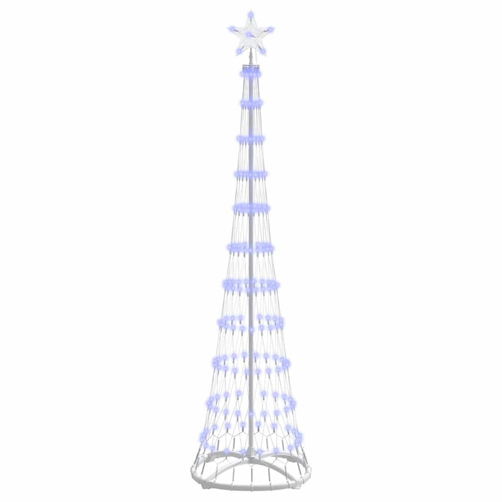 LED Karácsonyi Fenyő 230 LED-del Kék 51 x 51 x 190 cm Fém
