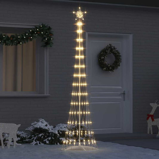 LED Karácsonyi Fenyő Meleg fehér 70 x 70 x 250 cm Fém